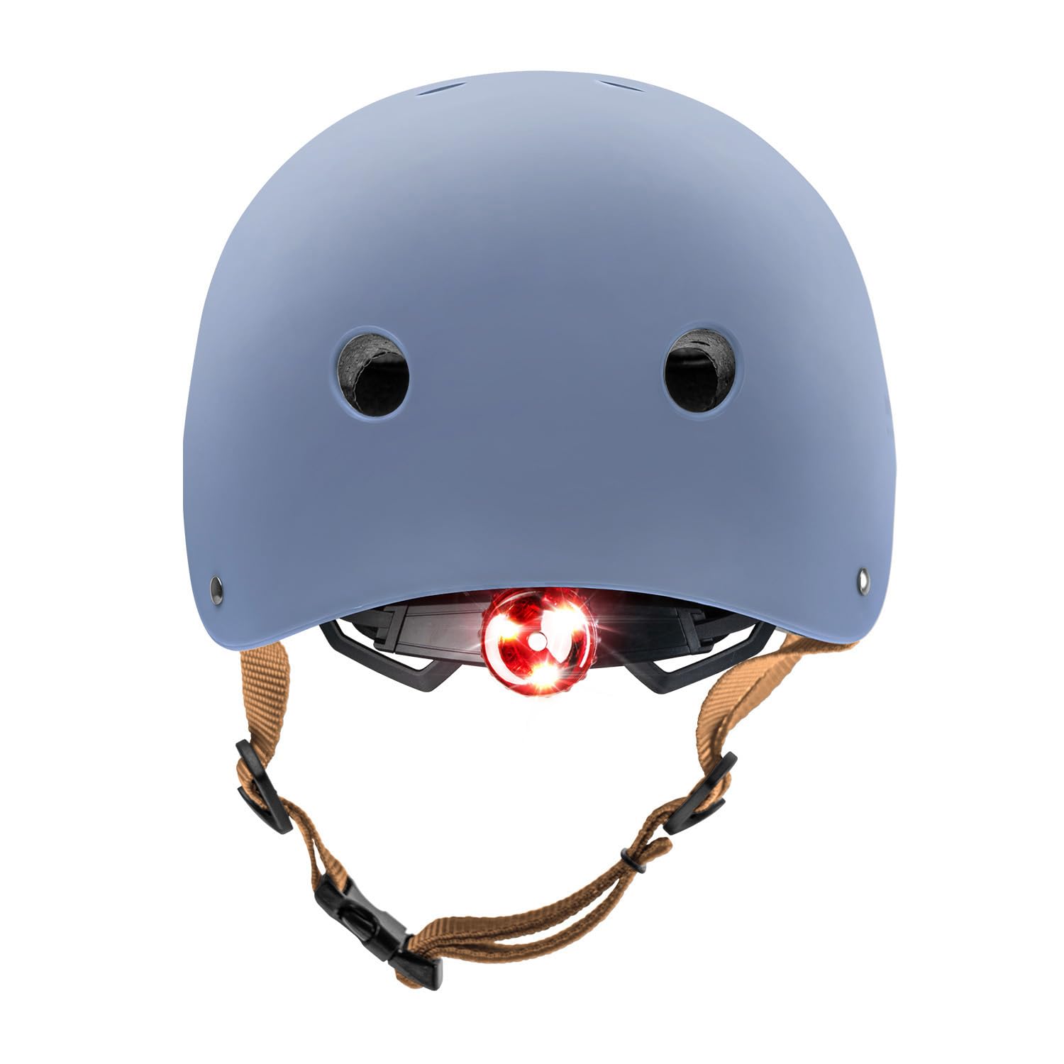 Cariboo Fahrradhelm Kinder Kinderhelm XS/S 48-52 cm Robust Mit LED-Licht Für Fahrrad Skateboard Inlineskates Scooter