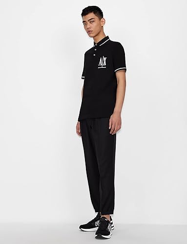 Miniatura 3 de Armani Exchange Polo con logotipo bordado para hombre