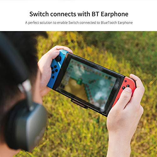 Ajcoflt Adaptador transceptor de baixa latência GuliKit tipo C USB Áudio USB sem fio BT Transceptor