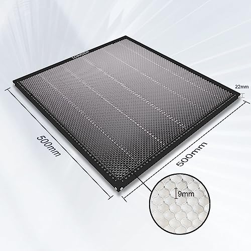 Image of Longer Honeycomb Laser Bed, 500 x 500 mm Working Table with Aluminum Panel