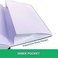 Vista 8 de BUKE Cuaderno punteado, papel de bambú blanco de 180G, cuadrícula de 5 * 5 mm, 160 páginas, cuaderno de cuadrícula punteada A5 BUJO, bordes