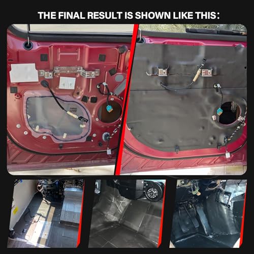 Image of 157 Mil Car Sound Deadening Mat, Sound Deadener Material 19 Sq Ft, 1 Roll