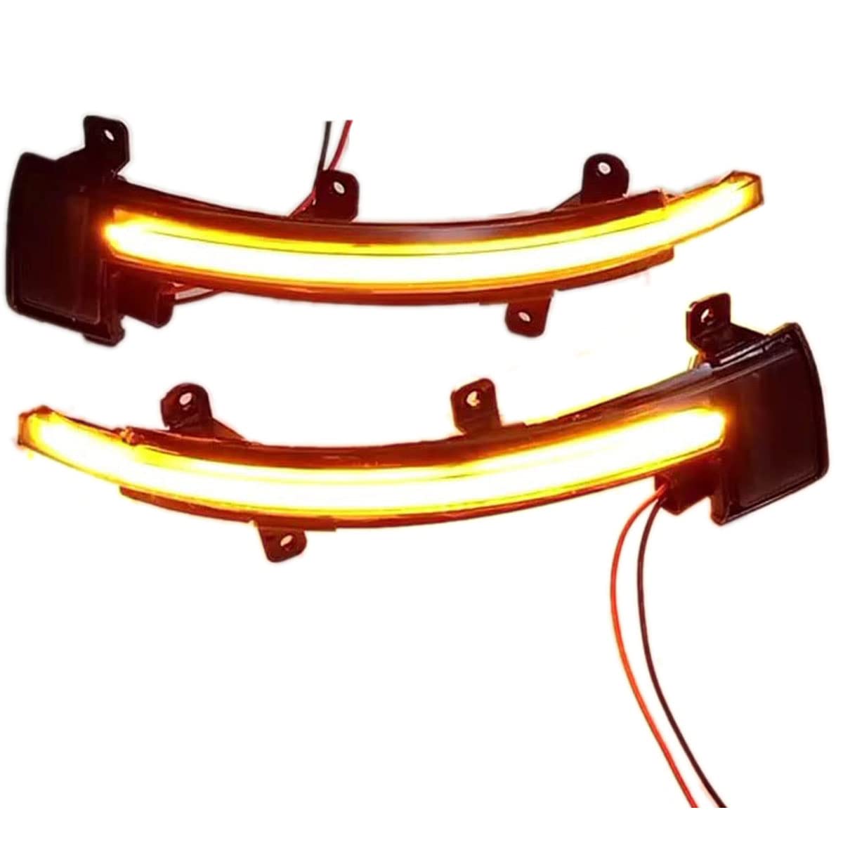 Dynamiczny kierunkowskaz lusterko wsteczne przydymione soczewki kierunkowskaz kierunkowskaz LED Turn Singal migacz kompatybilny z Audi TT Mk2 8J 2007 2008-2014 TTS R8