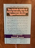 The Sabbath Epistle of Rabbi Abraham Ibn Ezra 1602801118 Book Cover