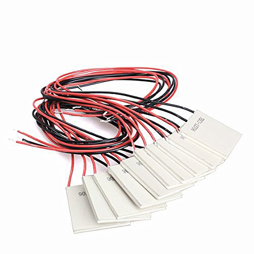 YOUKITTY 10Pcs TEC1-12706 Thermoelectric Cooler Heat Sink Cooling Peltier 12V 5.8A