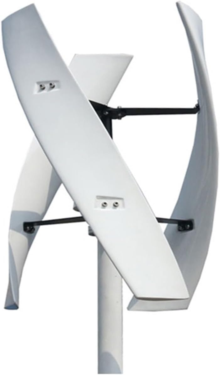 LIAMOS 5KW Wind Power Turbine Small Electric nerator for Home 5000W 12V 24V 48V Free Energy Windmill,Stable Operation(White-Acc,24V_WHITEL)