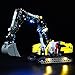 Produktbild Kyglaring LED-Beleuchtungssatz für Lego 42121 Technic Heavy-Duty-Bagger, LED-Beleuchtungssatz für Lego 42121 (Modell 42121 Nicht im Lieferumfang enthalten)