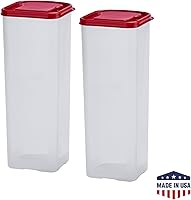 Vista 7 de Buddeez Bread Buddy Caja de Pan – Tapa Roja, Paquete de 2