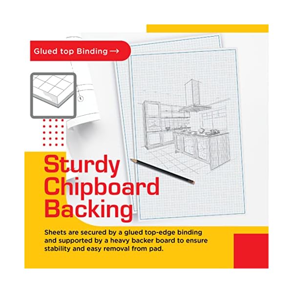 Better-Office-Products-Graph-Paper-Pad-17-x-11-50-Sheets-Blue-Line-Border-Blueprint-Paper-Double-Sided-White-4×4-Blue-Quad-Rule-Easy-Tear-Sheets-Grid-Paper-Graph-Paper Better-Office-Products-Graph-Paper-Pad-17-x-11-50-Sheets-Blue-Line-Border-Blueprint-Paper-Double-Sided-White-4×4-Blue-Quad-Rule-Easy-Tear-Sheets-Grid-Paper-Graph-Paper