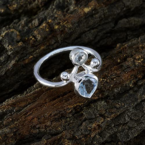 Bijoux de créateur bague en argent sterling 925 d'exception