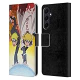 Head Case Designs sous Licence Officielle Naruto Shippuden Naruto et Minato Art Clé Étui Portefeuille en Cuir Compatible avec Samsung Galaxy A35 5G