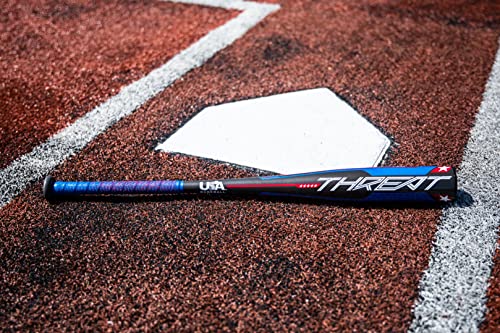 Rawlings Threat Usa Baseball Bat | -12 | 1 Pc. Composite | 2 5/8 Barrel | 2022 | 27 Inch #TOP5