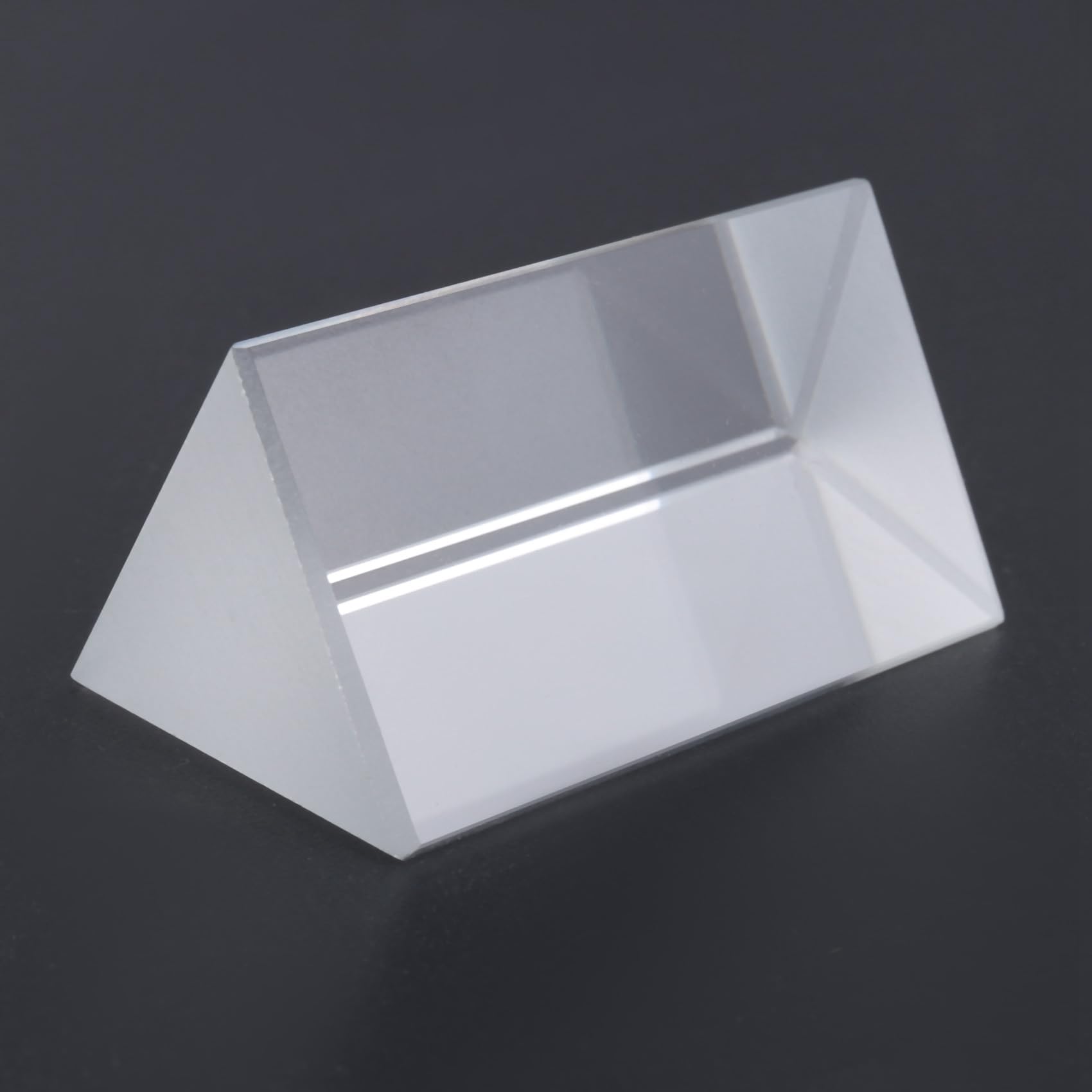 Eleqldwen for Rainbow Lights Crystal Optical Prisms Glass Physics Teaching Refracted Light Spectrum 4Pcs Clear - Image 2