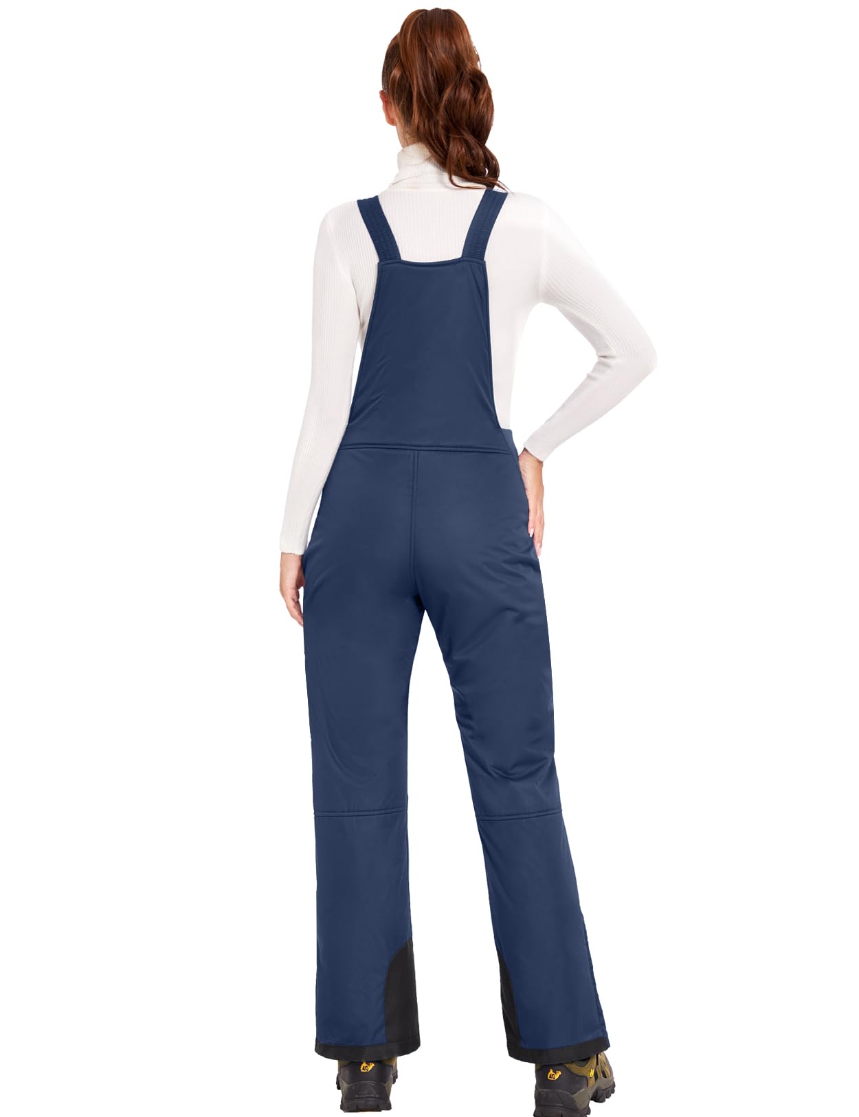GEMYSE Damen Skihose Winter Wasserdicht Schneehose Winddicht mit verstellbaren Trägern Overall Skianzug für kalte Tage