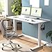 FLEXISPOT EN1 Whole Piece Standing Desk 55 x 28 Inches Stand Up Desk Workstation for Home Office (White Frame + White Top, 2 Packages)