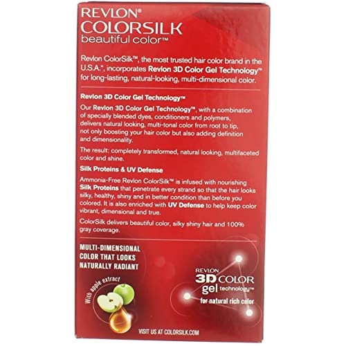 Revlon Colorsilk Tinte Permanente Sin Amoniaco Pack 4 miniatura 2