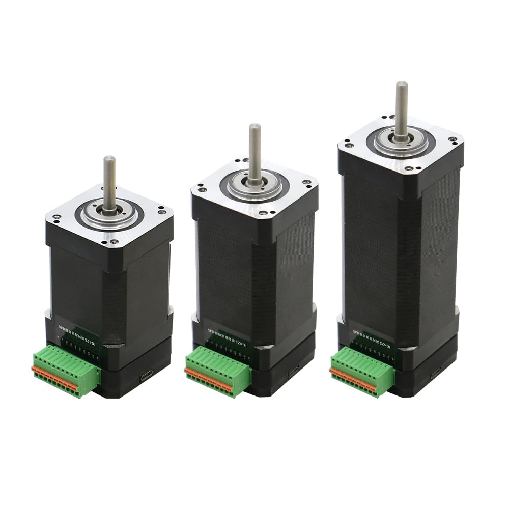 3000 obr./min Zintegrowany silnik serwo IG57 100 W/180 W i IG60 100 W/200 W/400 W DC 36 V średnica 8 mm 14 mm RS485 hybrydowy serwo silnik do CNC (IG60S-200W)