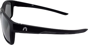Alpha Omega AO4 Sports Motorcycle Sunglasses Riding Glasses for Men or Women Black Frame w/Smoke Lens