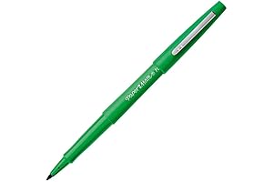 Paper Mate 722439 Flair Felt-Tip Pens: Premium-Grade Green Pens for Artists, Students, and Everyday Use