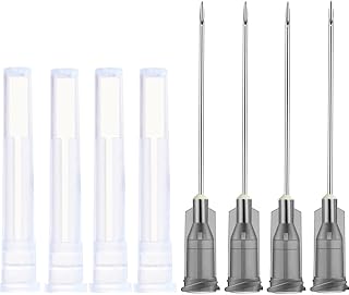 100 Pack 22Ga 1Inch Dispensing Needle Lab Syringe Needle with Luer Lock