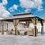 EAGLE PEAK 12x18 Hardtop Gazebo, Galvanized Steel Double Roof with Aluminum Frame, Outdoor Pavilion with Netting and Curtains for Patio, Deck, Lawn and Garden, Dark Brown/Tan