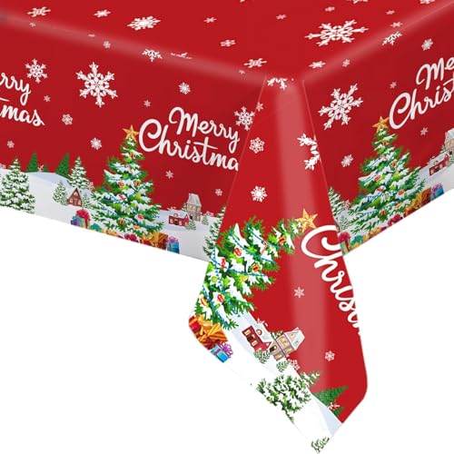 Tischdecke Weihnachten - 137 * 274 cm Weihnachten Tischdecke...