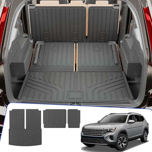 Rongtaod Cargo Mat Comaptible with 2018-2025 2026 Volkswagen Atlas (NOT for Cross Sport) Trunk Mat...