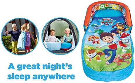 Paw patrol ReadyBed Airbed and Sleeping Bag in One, Fabric, Blue, 130x61x23 cm