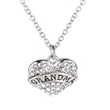 ROXIFETA New 2026 Clear Crystals Heart Pendant Necklace, Gift For Mom/dad/sister/best Friends/aunt Family Members Friendship Present Jewelry Fashion Trendy Accessories Creative