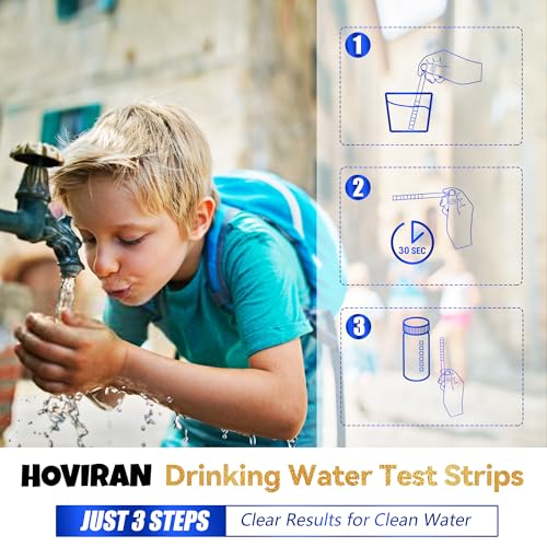 Image of Drinking Water Test Strips 125ct 18 Parameters, Home Water Test Kit