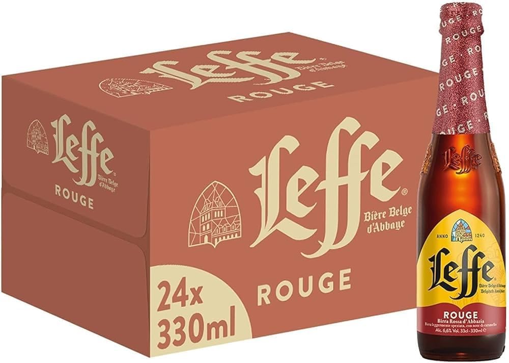 Leffe Rouge, Beer Bottle - Pack of 24 x 33cl