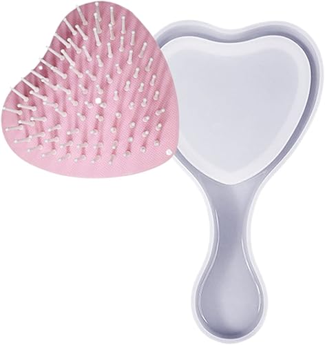 Miniatura 1 de 1 juego de moldes: paleta de resina de moldes para niñas cumpleaños y manualidades, cepillo para dientes de aire, cepillo para cabello con bolsa de