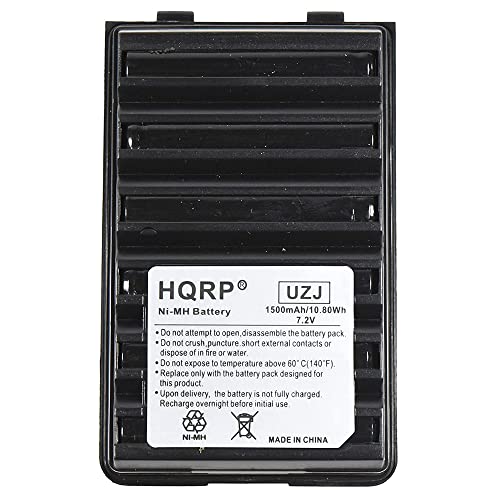 Hqrp 1500Mah Two-Way Radio Battery Compatible With Yaesu/Vertex Vx-180 / Vx-180U / Vx-180V Replacement #TOP1