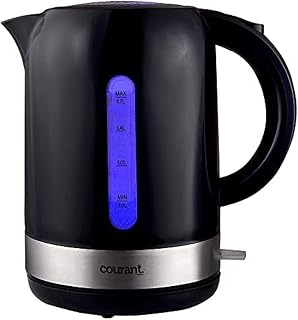 Courant COUKEP175K 1.7 Liter Electric Kettle Cordless with LED Light