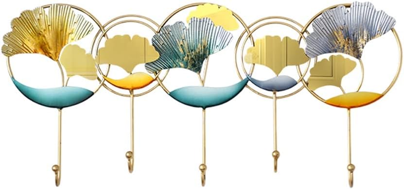 Nordic Bedroom Door Back Hook Fashion Entry Porch Coat Free Punching Metal Wall Hanging