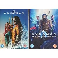 AQUAMAN 1-2 COMPLETE COLLECTION / 1. AQUAMAN / 2. AQUAMAN AND THE LOST KINGDOM = ULTIMATE 2x DVD UK SET