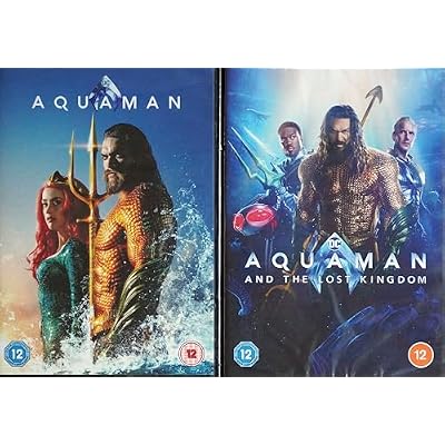 AQUAMAN 1-2 COMPLETE COLLECTION / 1. AQUAMAN / 2. AQUAMAN AND THE LOST KINGDOM = ULTIMATE 2x DVD UK SET