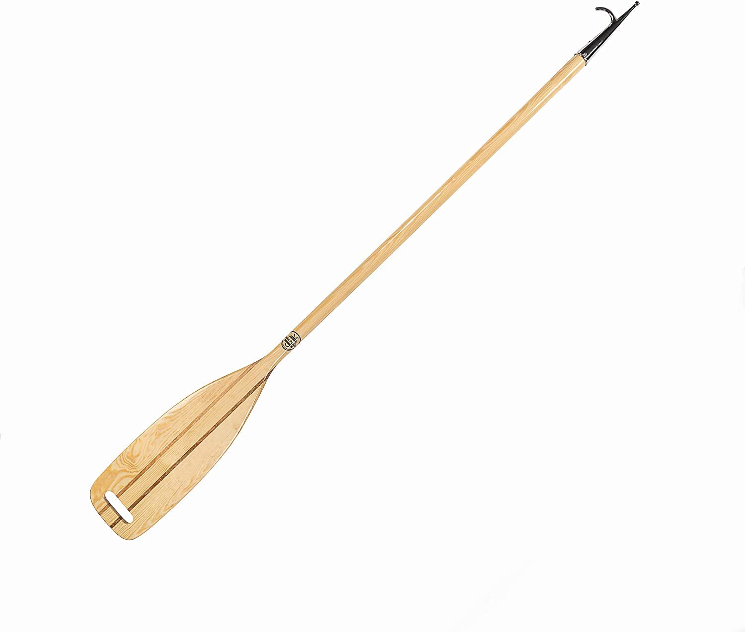 John Paddle let's rOAR www.johnpaddle.com Bootshaken/Paddel 2in1 aus Holz für Segelboote, Segeljachten, Booten TOP Qualität, traditionelle Form und Material - EU Eco Produkt 180cm, 210cm