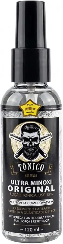 Spray Tônico Ultra Crescimento Cabelo Barba Sobrancelha 120ml
