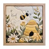 Crafts for Adults, Kintsugi Japanese Fabric Art Kit, Quilt Design Wall Mosaic Craft No Sewing with Frame & Tools Fabric Art Craft Kits Gift for Housewarming