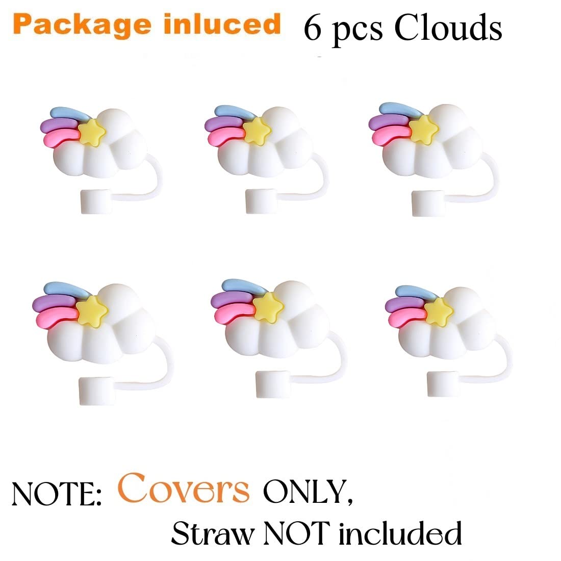 Yo-da – Lot De 8 Capuchons De Paille Pour Pailles De 7 à 8 Mm – Capuchons