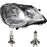 Philips Vision +30% H7 Scheinwerfer rechts 9N3 Bj. 05-09 chrom Philips H7/H1 inkl. Stellmotor