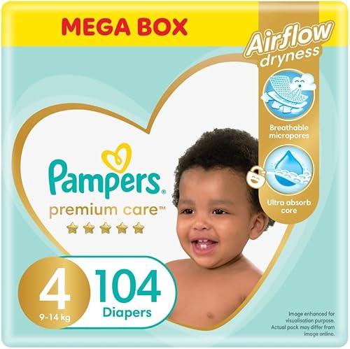 Pampers Premium Care Baby Pants, Size 4 (Pack of 104)