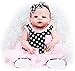 23 pouces 57 cm Reborn Baby Doll, Poupées de mode en vinyle de silicone complet pour le corps, anatomiquement correct, nouveau-né, princesse, fille vivante, jouet étanche, beau cadeau de Noël d'anniv