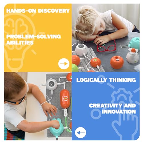Science Kits for Kids - STEM Kits for Kids, Electronics Exploration Kit, 140+ Projects, 10+ Circuit Parts, STEM Educational Toy Gifts for Kids Boys Girls Ages 3 4 5 6 7 8 9 10 11 12 - Thumbnail 4