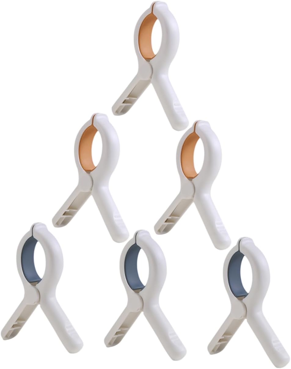 24pcs Reusable Clothespins for Laundry Strong for Hanging Towels Clothes and Quilts Non-Slip Design Lightweight Windproof Home Use