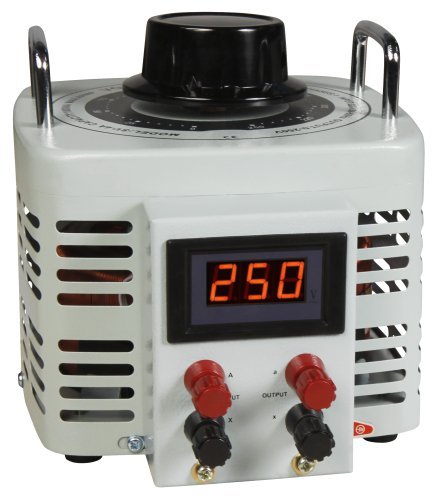 Preisvergleich Produktbild Ringkern-Stelltrafo McPower "V-4000 LED", 0-250V, 4A, 1