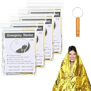 flintronic Manta de Emergencia, 5PC...