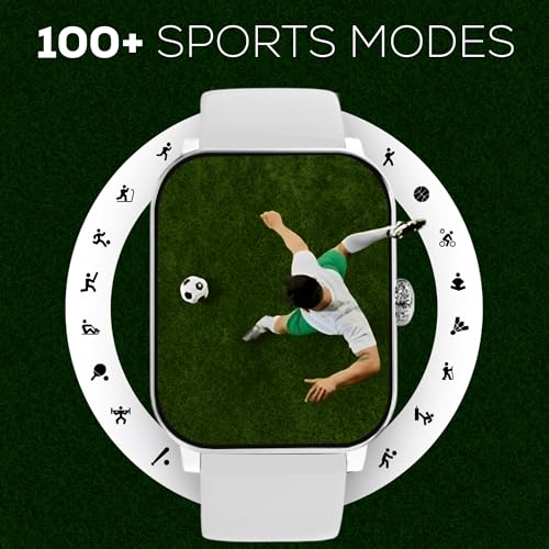 Image of PunnkFunnk Nexoro 2.01 inch Smartwatch for Men & Women Bluetooth Call, Heart Rate, SpO2, Sleep & 100+ Sports Modes, IP68 Waterproof, Compatible with Android & iPhone(Grey)