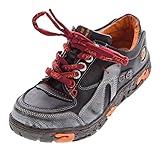  TMA Comfort Damen Sneakers Leder Schuhe Schwarz Turnschuhe Schnürer Halbschuhe Gr. 36